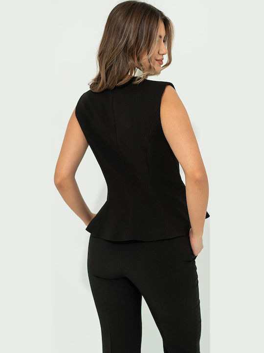 Abby Black Women's Vest