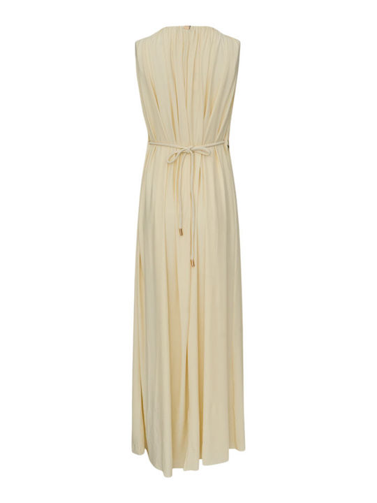 Maxi Dress for Wedding Christening Ecru