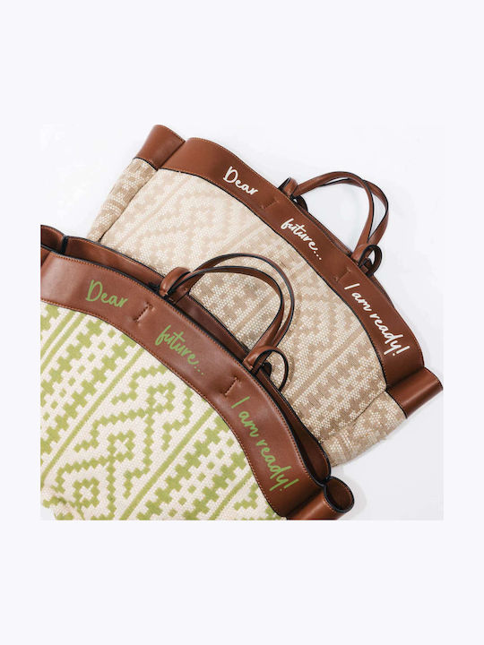Women's Shopper Bag Green 2620B27-40