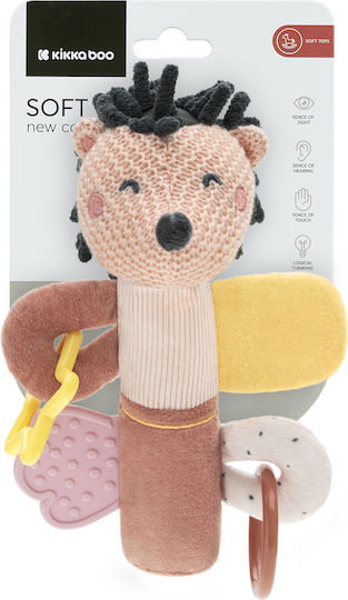 Kikka Boo Hedge Hugs Teething Rattle Made of Plastic