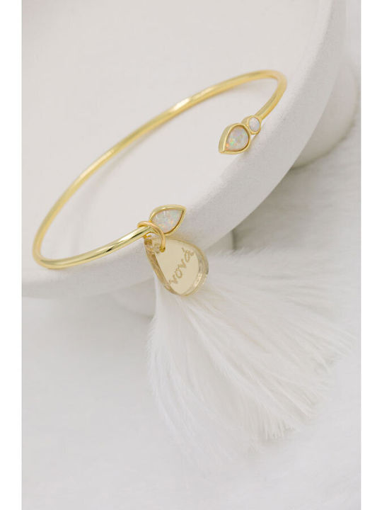 Kymi Women's Bracelet with Mum Design MN319