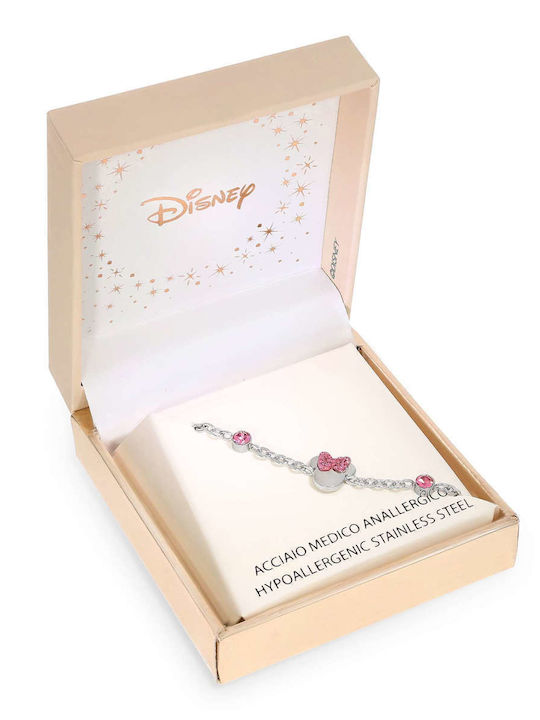 Disney Women's Bracelet Made of Stainless Steel with Zircon