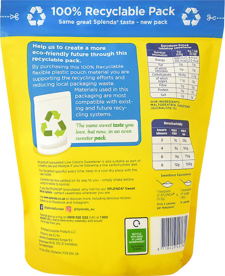 Splenda Γλυκαντικό Granular 75gr