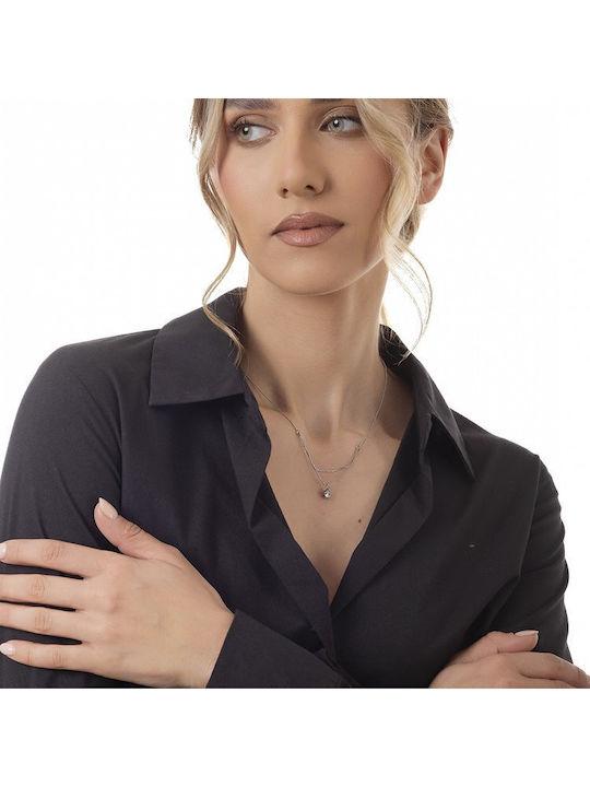Oxzen Colier Monopertru din Oțel