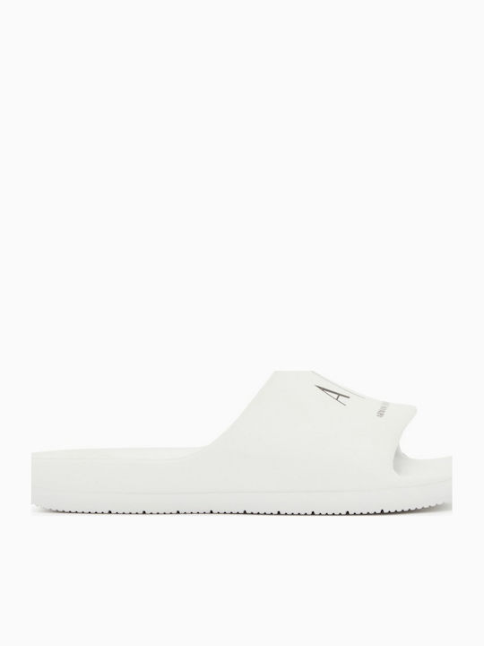 Men's White Slides XM002744AF23456 M0028