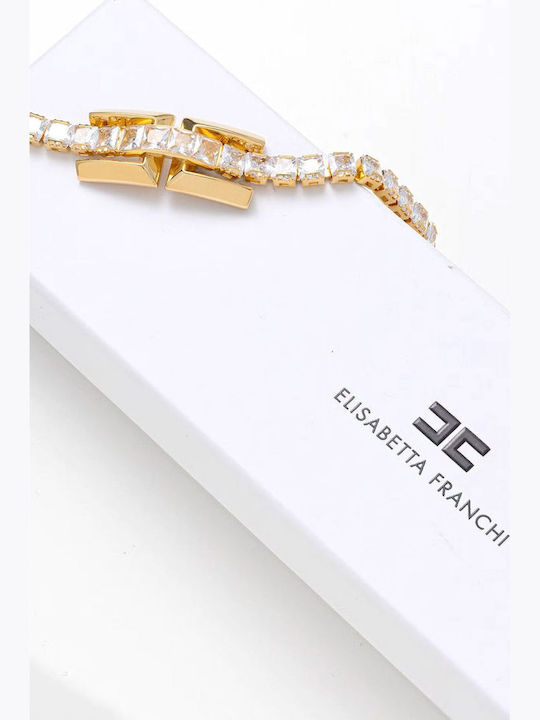 Elisabetta Franchi Colier Placat Cu Aur