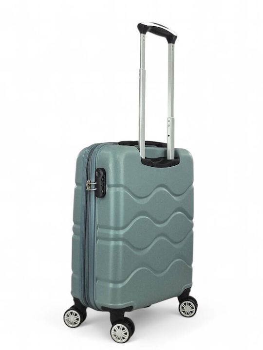 Greenwich Polo Club Cabin Hard Gray Suitcase with 4 Wheels Height 55cm