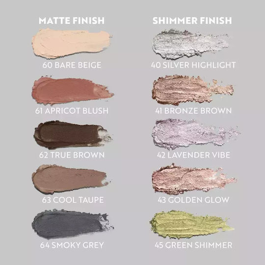 IsaDora Палитра със Сенки за Очи стик 40 Silver Highlight 1.2gr
