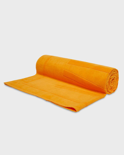 Vilebrequin Solid Organic Cotton Beach Towel Mango