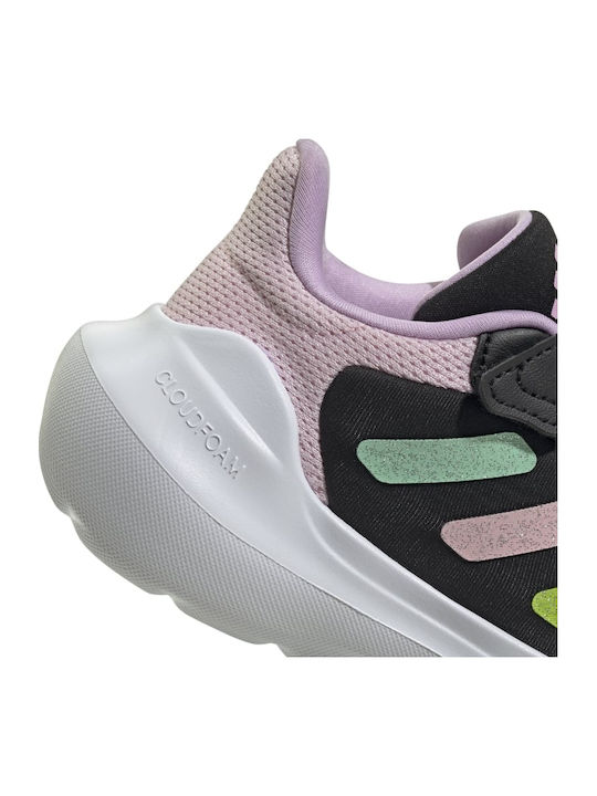 Tensaur Run 2.0 Αθλητικά Παιδικά Παπούτσια με Σκρατς Core Black / Clear Mint / Clear Pink