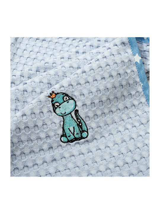 Dimcol Nursery Swaddling Blanket Dinosaur 80x110cm