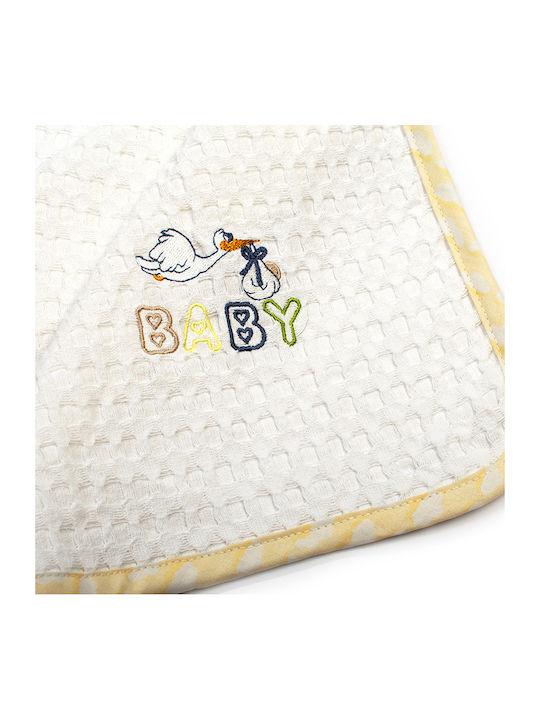 Dimcol Cot Blanket Stork 100x160cm