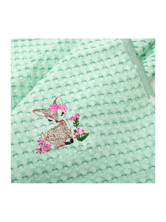 Dimcol Nursery Swaddling Blanket Deer 80x110cm