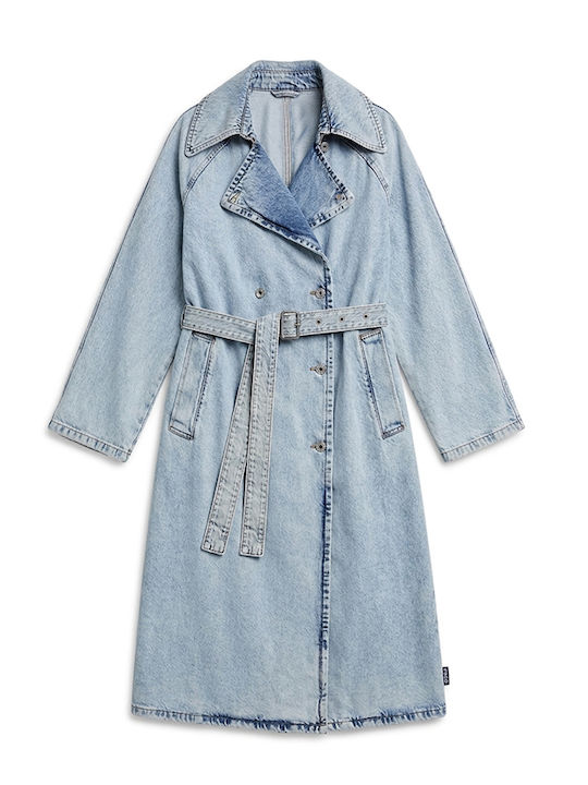 Γυναικεία Medium Aged Denim Καμπαρντίνα