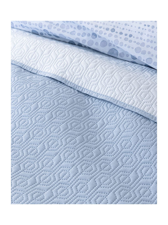 Nima Orion Κουβερλί Μονό Microfiber Sky Blue 160x240cm