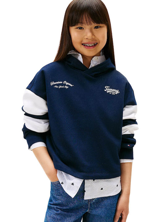 Kids Sweatshirt with Hood Blue