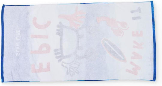 Boy's Beach Towel Tuc Tuc 11409926 Navy 150x75 Cm