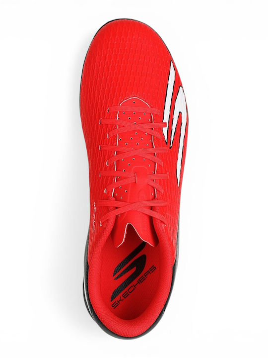 Skechers Skx 2 Club Tf Football Shoes with Molded Cleats TF Red