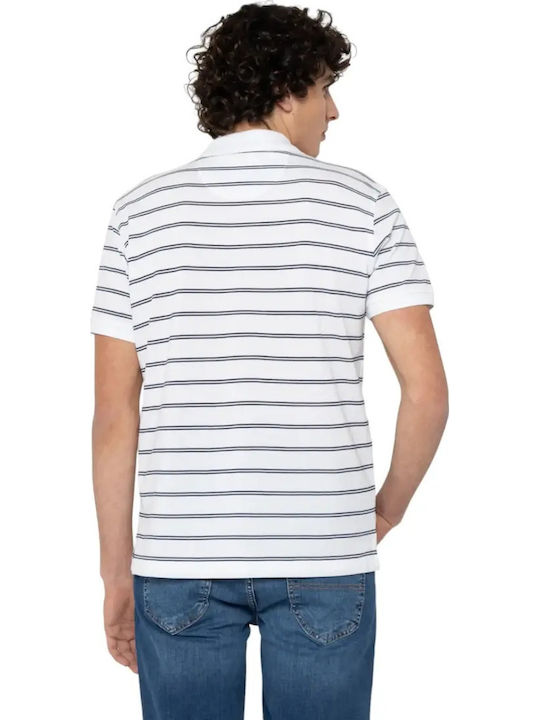 Acorn Polo Short Sleeve White Blouse