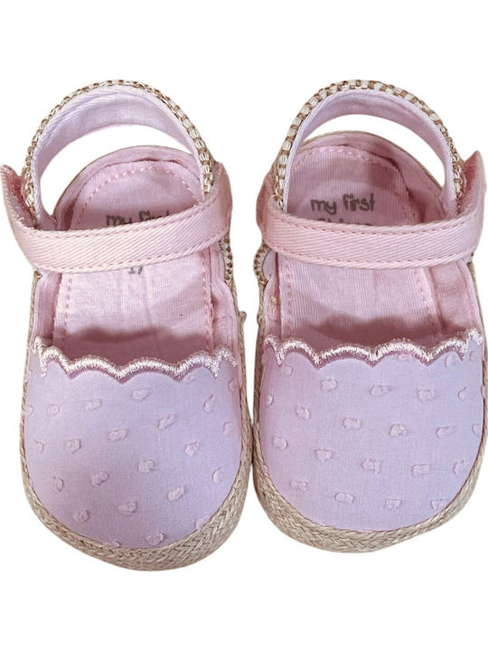 Chicco Baby Espadrille Soft-Sole Shoes Pink