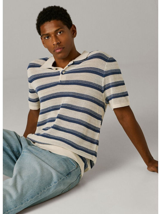 Polo Μπλούζα Washed-navy-blue
