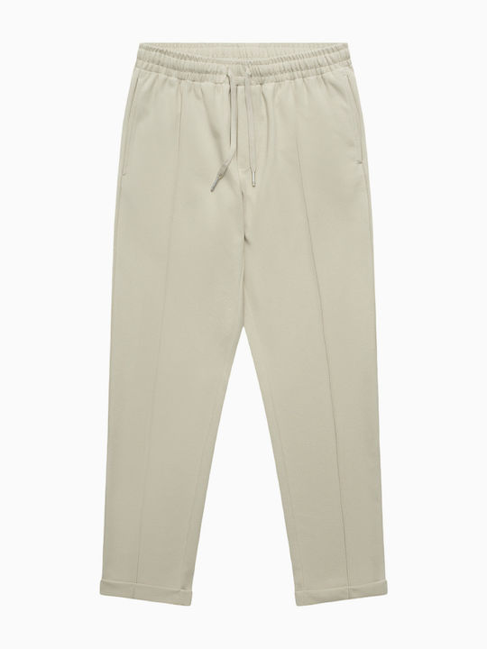 Pantaloni Barbati Elastici Bej