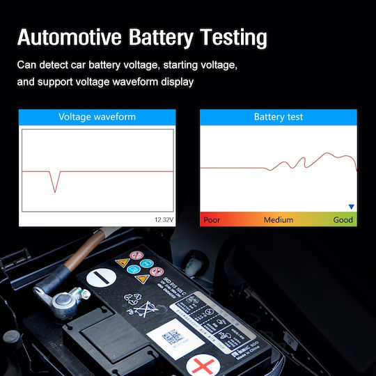 Analoger Batterietester