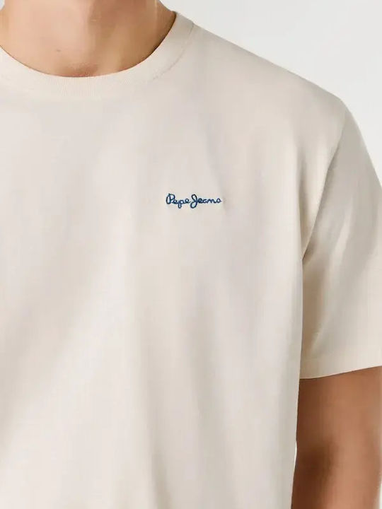 T-Shirt Elfenbein Weiß