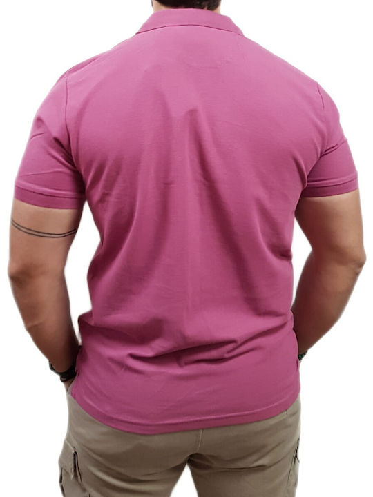 Rebase Tricou Polo Roz Pudrat