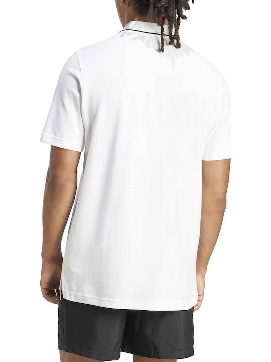 adidas Essentials JE9020 Ανδρική Μπλούζα Λευκή