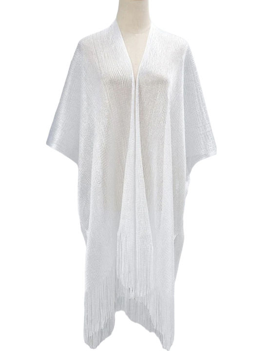 Μακρύ Γυναικείο Κιμονό White
