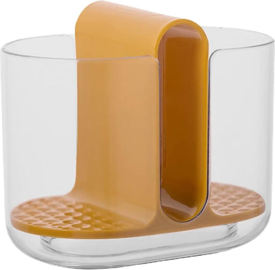 Suport De Scurgere Pentru Tacâmuri Galben 16x10x13cm