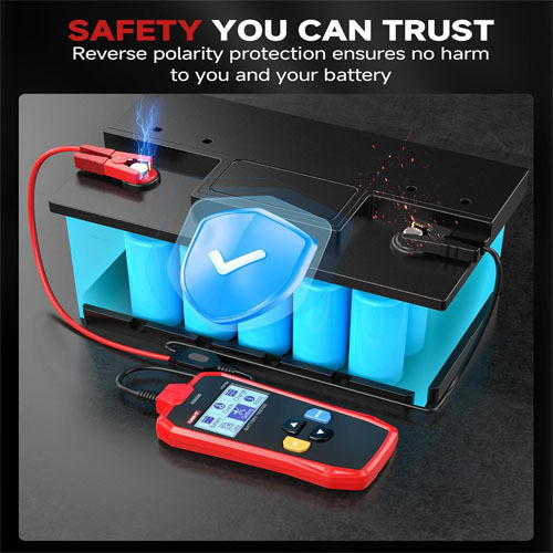 Uni-T UT673A Analog Battery Tester with Crocodile Clips 12/24V