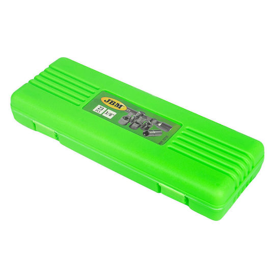 JBM Bit-Stecknüsse mit Bits Spline, Torx, Platz und Antriebsvierkant 1/4'' Set 23Stück