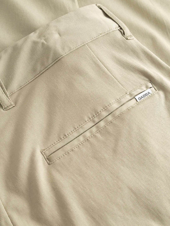 Men's Elastic Trousers Dark Beige