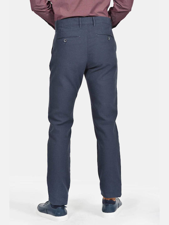 Men's Trousers Chinos Elastic Regular Fit Navy