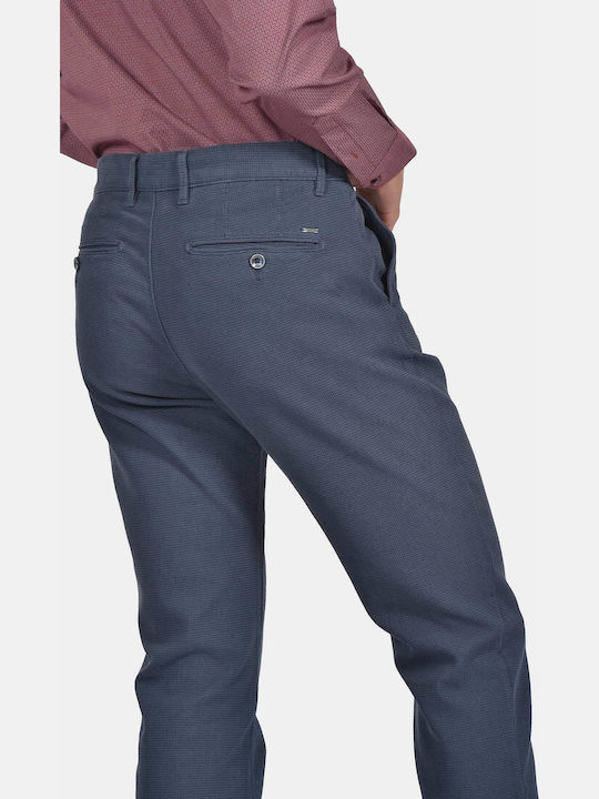 Men's Trousers Chinos Elastic Regular Fit Navy