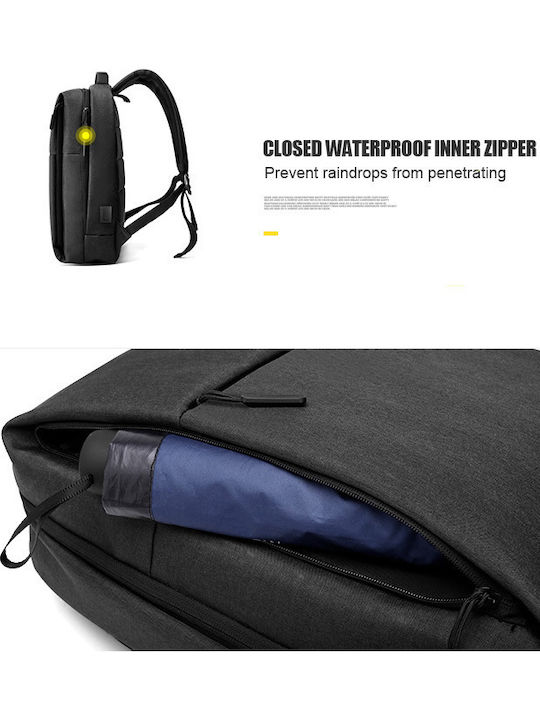Arctic Hunter 1701l Waterproof Laptop Backpack 15.6" with USB Port in Black Colour