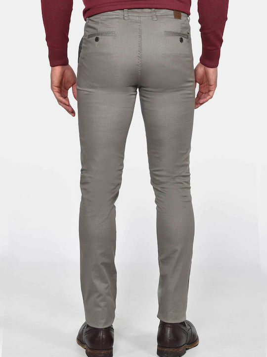 Men's Trousers Chinos Elastic Grey