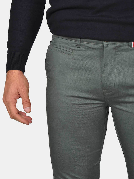 Men's Trousers Chinos Elastic Grey