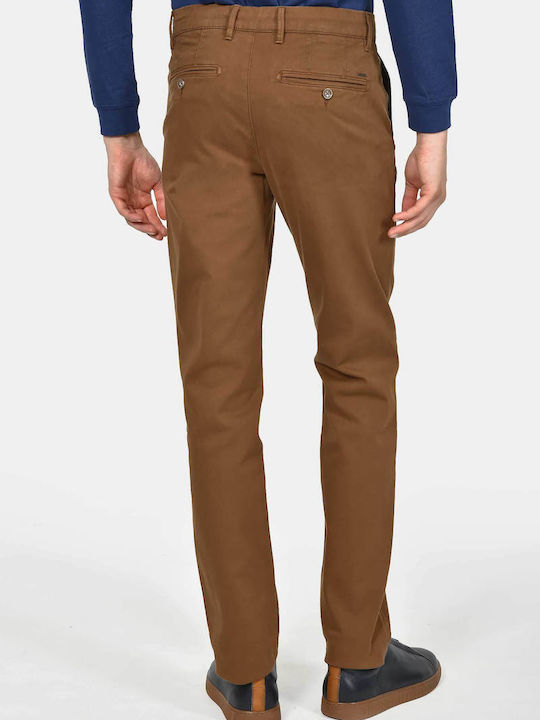 Men's Trousers Chinos Elastic Regular Fit Camel