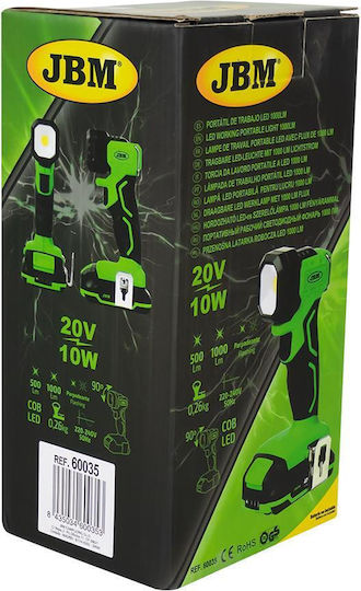 JBM Handstrahler LED mit maximaler Helligkeit 1000lm