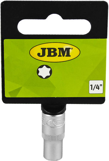 JBM Καρυδάκι Torx με Καρέ Υποδοχής 1/4" Μέγεθος E8
