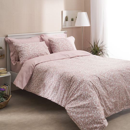 Charalambidis Textiles Leopard Super-Double Bed Sheet with Rubber Hugger 1 Charalambidis Textiles Leopard Super-Double Bed Sheet with Rubber Hugger 1