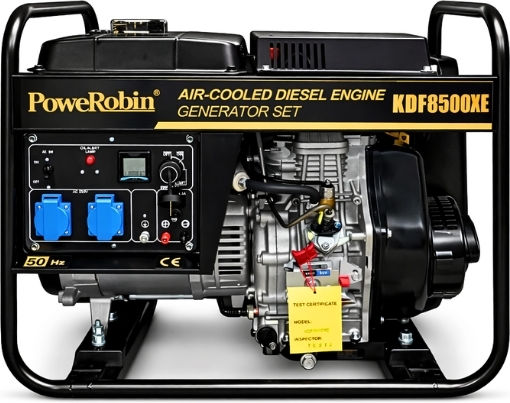 PoweRobin Generator Petrol cu Autostart și Putere Maximă 8.2kVA