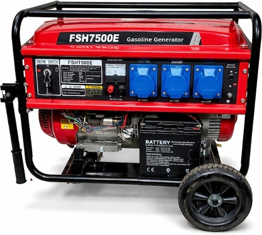 FSH Generator Benzină (în patru timpi) cu Autostart și Putere Maximă 8.2kVA