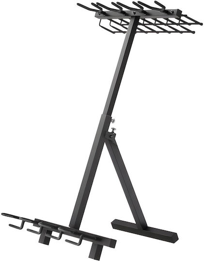 Vevor Heavy Duty Portable Folding Steel Gun Rack Carbines Firearms Free Standing Indoor Outdoor Display Gun Storage Holds Up To 7 Pistols 4 Carbines Or Shooting Hunting Guns