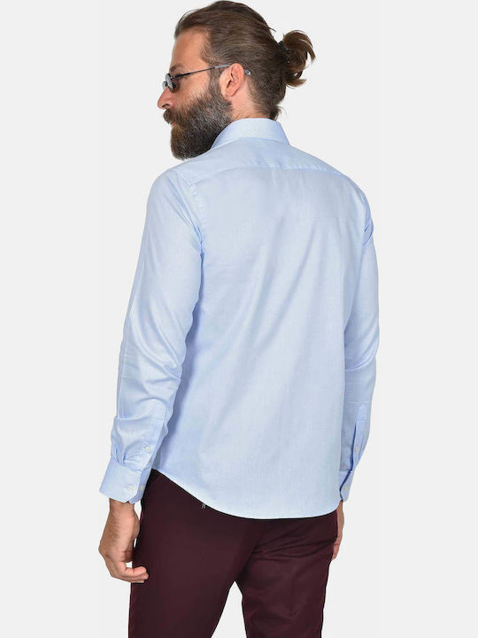 Long Sleeve Shirt in Regular Fit Light Blue
