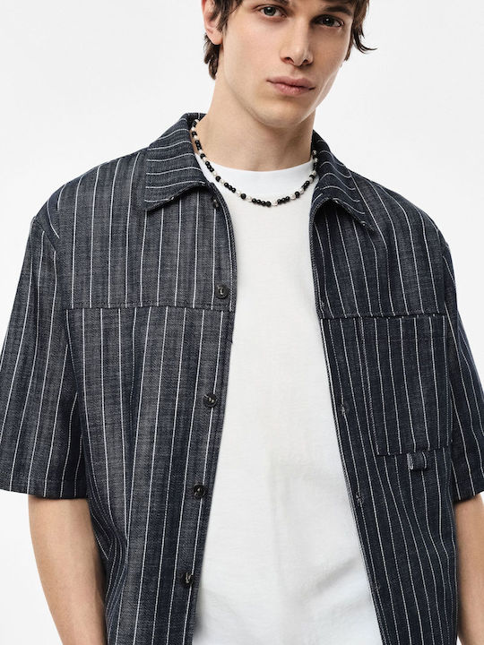 Langärmeliges Overshirt Weiß