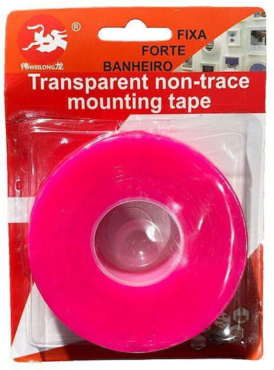 Transparent Non-Trace Mounting Tape Transparent Adhesive Tape Pink
